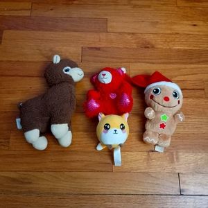 3/$10 ⭐ Lot of Kids Children's 3 Stuffies Toys Squishy Squeezamals